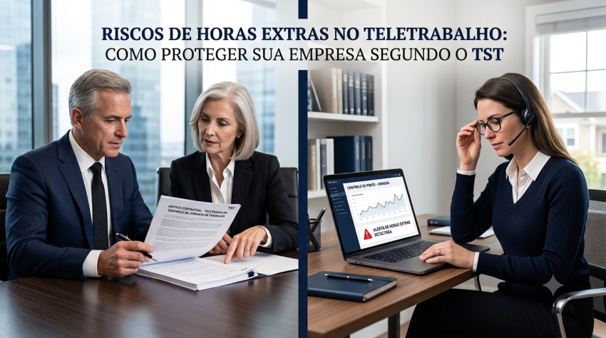 Riscos de Horas Extras no Teletrabalho: Como Proteger Sua Empresa Segundo o TST